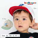 ●13日〜P5倍●取り寄せ商品●ミキハウス ホットビスケッツ mikihouse メッシュキャップ 帽子 ( 48cm 50cm 52cm )幼児 キッズ 男の...