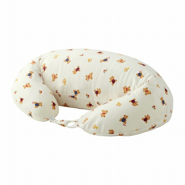 ●期間限定P11倍●取り寄せ商品●ミキハウス　mikihouse　ミキハウスベビー ミキハウスベア パステルロゴ マルチクッションカバー 授乳クッションカバー 赤ちゃん 出産準備 日本製 3