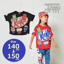 ●15日~P6倍●ジャム JAM Jaming Sweet ドルマンTシャツ (140・150)子ども服 親子リンクコーデ キャラ ワッペン 男の子 女の子 くま 半袖 夏 カジュアル POP