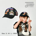 ●30日〜P6倍●ジャム JAM ワッペン CAP 帽子 キャップ(S・M・L・FREE)子ども用 大人用 親子リンクコーデ カジュアル 男の子 女の子 くま ...