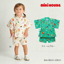 ●19日〜P11倍●取り寄せ商品●ミキハウス mikihouse ミキハウスベア 甚平スーツ ( 80 90 100 110 120 ) 甚平 浴衣 子ども服 ...