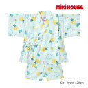 ●15日~P11倍●取り寄せ商品●30%OFFセール●ミキハウス mikihouse 甚平スーツ フルーツ柄 ( 90 100 110 120 ) 甚平 浴衣 子ども服 幼児 キッズ 男の子 女の子 お祭り セットアップ