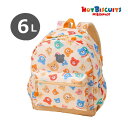 ●15日〜P11倍●ミキハウス ホットビスケッツ mikihouse リュック ( Sサイズ 6リットル 6L ) 幼児 3歳 4歳 男の子 女の子 通園 前ポ...