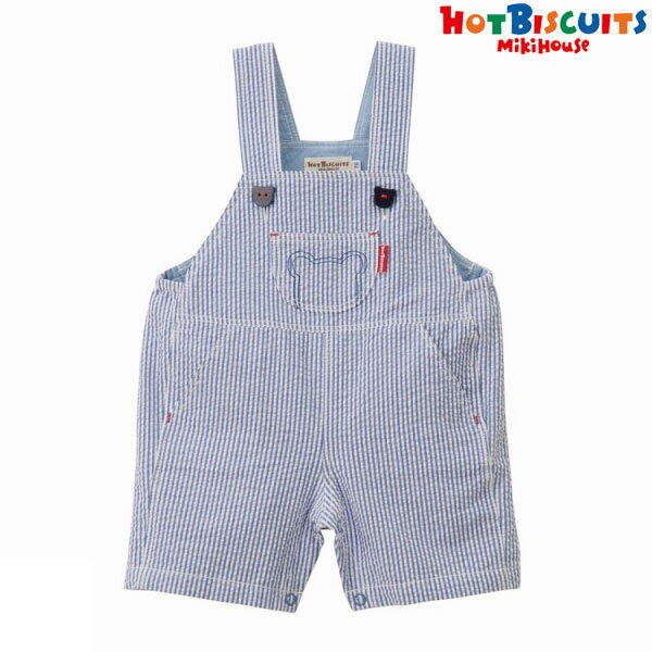 2000 yen coupon available. Mikihouse Hot Biscuits 5-minute length overalls (sizes 70, 80, 90). Children's clothing for babies, toddlers, nursery school, kindergarten, boys, girls. Perfect as a baby shower gift or for outings. Pants, trousers.
