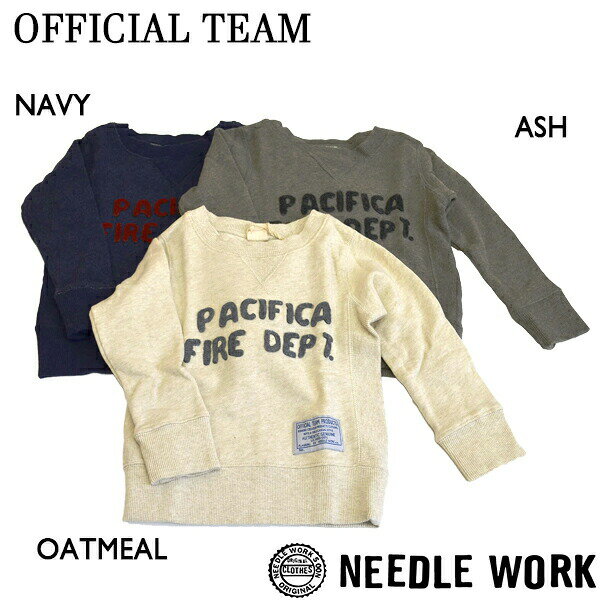 ●500円セール●ニードルワーク（NEEDL WORK）OFFICIAL TEAM　ST.AUGUSTINE SWEAT SHIRT（100・110・120・130・140）　アウトレット