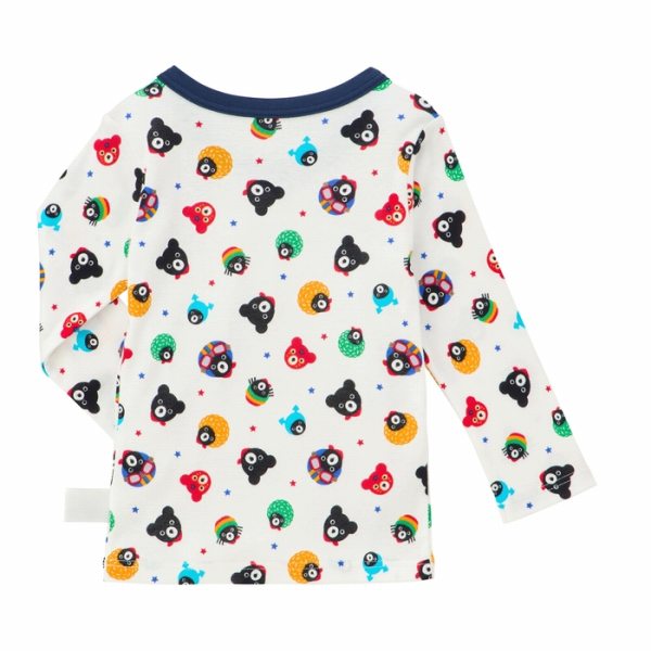 Forever123の20日まで10％OFFクーポン有★取り寄せ商品●ミキハウス　ダブルビー　mikihouse　長袖 Tシャツ　肌着　( 80・90・100・110・120・130・140・150 ）下着　男の子　幼児　キッズ　日本製　綿100％｜アングル3