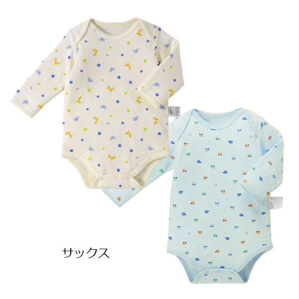 10日までP11倍★ミキハウス　ホットビスケッツ　mikihouse　長袖　ボディシャツ　2...