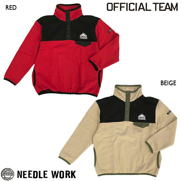 ●50%OFFセール●ニードルワーク（NEEDL WORK）OFFICIAL TEAM　SWEAT　ANORAK　アノラック(110・120・130・140・150）　アウトレット