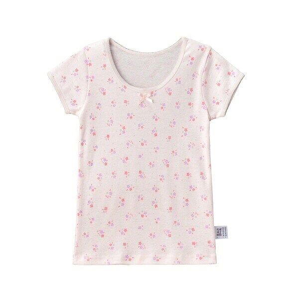 10日までP11倍★30％OFFセール●ミキハウス　mikihouse　肌着　星ボーダー＆小花　半...