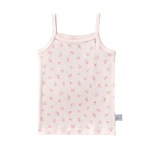 Forever123の30％OFFセール●ミキハウス　mikihouse　肌着　星ボーダー＆小花キャミソールセット＜2枚1セット＞ インナー 下着（80-140）　子ども服　プレゼント　出産祝い　お出かけ　アウトレット｜アングル3