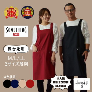 ＼P5倍以上確定！優良受賞店／ エプロン SOMETHING サムシング エドウィン EDWIN 大きいサイズ エプロン メンズ カジュアル h型 男女兼用 ユニセックス シンプル 大きめ ゆったり M L LL 保育士 介護士 プチプラ ギフト プレゼント DIY キャンプ アウトドア 父の日