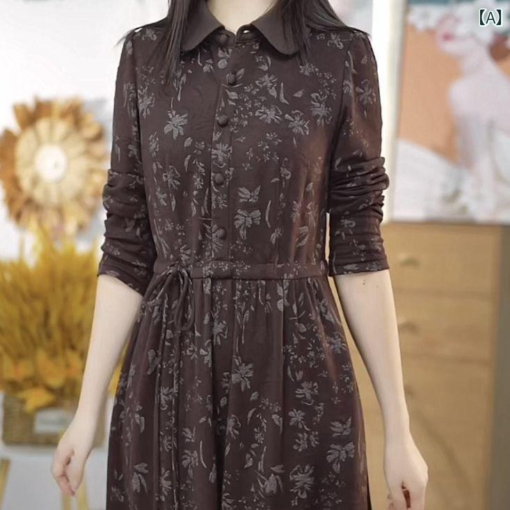 花柄シフォンシャツワンピースフレア 楽天市場】シフォン(シャツワンピース|レディースファッション