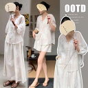 マタニティウェア 産前 産後 春夏 ゆったり マタニティワンピース セットアップ パンツ マタニティ 服 春夏 オフ ホワイト チャイナ風 レディース 夏服 民族 風 トップ スプリント スカート ワイド レッグ ベリー ショーツ