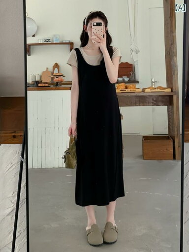 マタニティウェア 産前 産後 春夏 ゆったり マタニティワンピース セットアップ パンツ 妊婦 服 韓国 フェイク ツーピース マタニティドレス 2025 夏 ゆったり 通勤 ロング スカート マタニティウェア 産前 産後 春夏 ゆったり マタニティワンピース セットアップ パンツ 妊婦 服 韓国 フェイク ツーピース マタニティドレス 2025 夏 ゆったり 通勤 ロング スカート