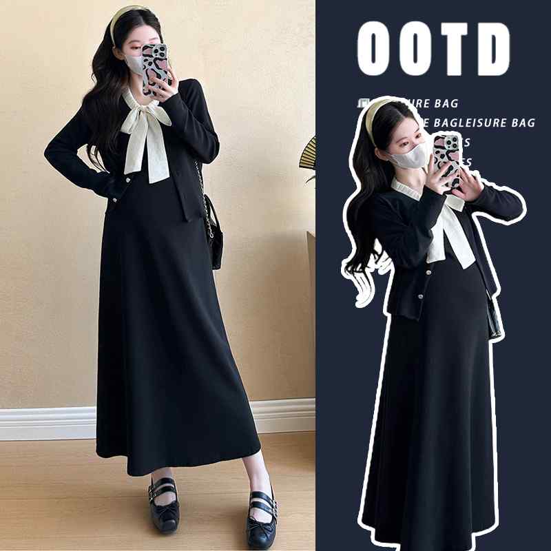 マタニティウェア 産前 産後 春夏 ゆったり マタニティワンピース セットアップ パンツ マタニティ 服 2025 春 スーツ おしゃれ 高級 茶 系 コート ワンピース 春秋 ツーピース