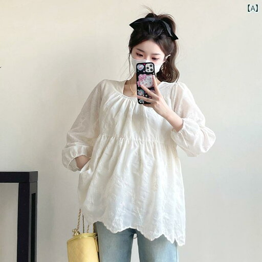 マタニティウェア 産前 産後 春夏 ゆったり マタニティワンピース セットアップ パンツ マタニティ 服 春 長袖 スクエアネック 刺繍 ベビー ドール シャツ ゆったり 大きいサイズ カジュアル 妊娠 トップス シンプル マタニティウェア 産前 産後 春夏 ゆったり マタニティワンピース セットアップ パンツ マタニティ 服 春 長袖 スクエアネック 刺繍 ベビー ドール シャツ ゆったり 大きいサイズ カジュアル 妊娠 トップス シンプル
