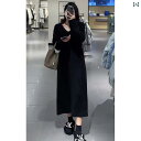 ニットワンピース 今季 春夏 マキシ丈 ロング 大人かわいい ニット かわいい きれいめ 大きめ サイズ 婦人服 やや 太めの mm 膝上 厚手 インナーウェア ニット セーター ワンピース 女性 秋冬 スリム
