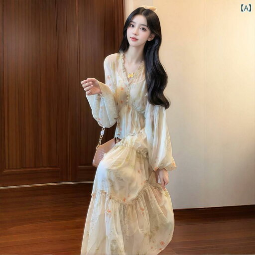 ワンピース シフォンワンピース レディース ロングワンピース シャツワンピース ワンピース シフォンワンピース レディース ロングワンピース シャツワンピース 春の レディース フランスの プラティ コドン Vネック 花柄 ドレス 大きめ サイズ 太い ワンピース シフォンワンピース レディース ロングワンピース シャツワンピース ワンピース シフォンワンピース レディース ロングワンピース シャツワンピース 春の レディース フランスの プラティ コドン Vネック 花柄 ドレス 大きめ サイズ 太い