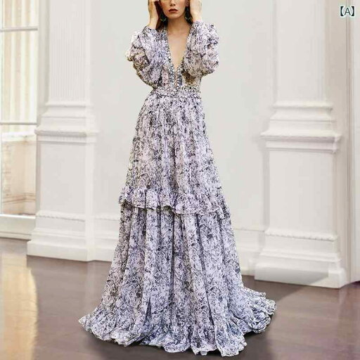 ワンピース シフォンワンピース レディース ロングワンピース シャツワンピース ワンピース シフォンワンピース レディース ロングワンピース シャツワンピース レディース 高級 春夏 フランス 花柄 ドレス スリムの スカート 長袖 Vネックの 魅惑的 ワンピース シフォンワンピース レディース ロングワンピース シャツワンピース ワンピース シフォンワンピース レディース ロングワンピース シャツワンピース レディース 高級 春夏 フランス 花柄 ドレス スリムの スカート 長袖 Vネックの 魅惑的