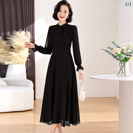 ワンピース シフォンワンピース レディース ロングワンピース シャツワンピース ワンピース シフォンワンピース レディース ロングワンピース シャツワンピース 黒の 長袖 ガーゼ ワンピース 女性 2025 春秋型 膝上 丈 ロング ハイエンド ワンピース シフォンワンピース レディース ロングワンピース シャツワンピース ワンピース シフォンワンピース レディース ロングワンピース シャツワンピース 黒の 長袖 ガーゼ ワンピース 女性 2025 春秋型 膝上 丈 ロング ハイエンド