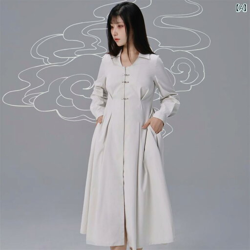 ワンピース シフォンワンピース レディース ロングワンピース シャツワンピース ワンピース シフォンワンピース レディース ロングワンピース シャツワンピース 【 Caiyun】 スリムに 背を 高く 見せます チャイナ風 大きい スイング ドレス 秋 ワンピース シフォンワンピース レディース ロングワンピース シャツワンピース ワンピース シフォンワンピース レディース ロングワンピース シャツワンピース 【 Caiyun】 スリムに 背を 高く 見せます チャイナ風 大きい スイング ドレス 秋