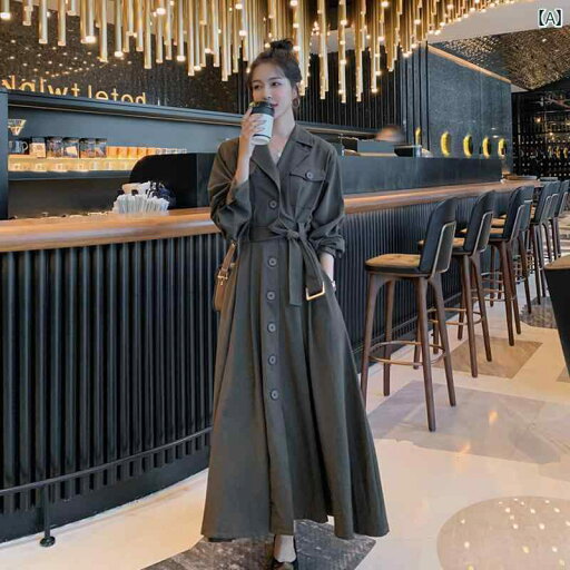 ワンピース シフォンワンピース レディース ロングワンピース シャツワンピース ワンピース シフォンワンピース レディース ロングワンピース シャツワンピース 女性用な スリムフィットの ブラウン トレンチコート ドレス 韓国 長袖 春 シャツ 足首まで ワンピース シフォンワンピース レディース ロングワンピース シャツワンピース ワンピース シフォンワンピース レディース ロングワンピース シャツワンピース 女性用な スリムフィットの ブラウン トレンチコート ドレス 韓国 長袖 春 シャツ 足首まで