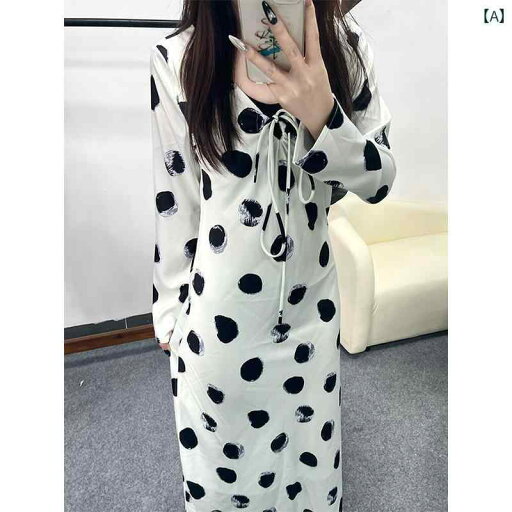 シャツワンピ シャツワンピ ロング マキシ マキシワンピース K 2 ONLINESTORE フレンチ ドット 柄 レースアップ Vネック ワンピース レディース エレガント スリム ロング スカート シャツワンピ シャツワンピ ロング マキシ マキシワンピース K 2 ONLINESTORE フレンチ ドット 柄 レースアップ Vネック ワンピース レディース エレガント スリム ロング スカート