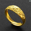 メンズ アクセ 指輪 リング シルバーアクセサリー 金 メッキシルバー 9999 クラシック ジュエリー メンズ& レディース リング 24 k 色褪せにくい ...
