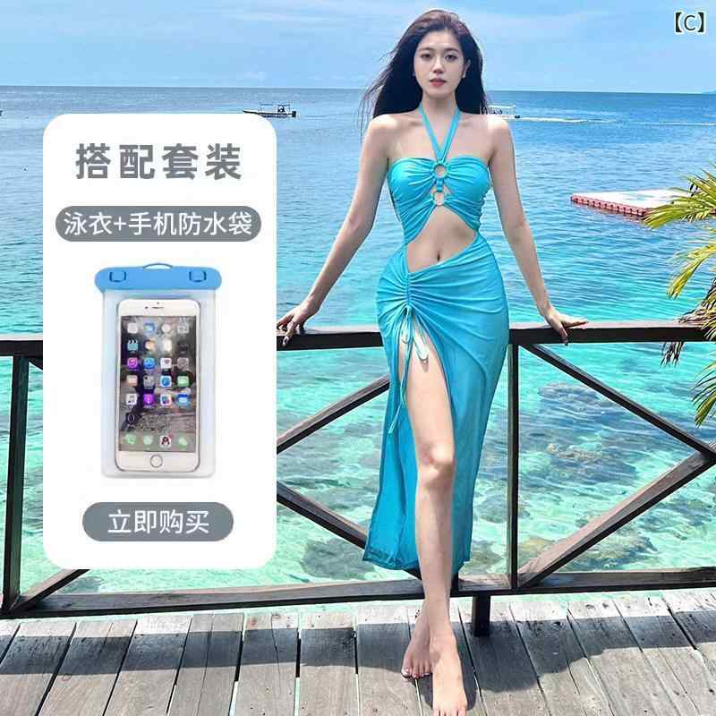 ホープのビキニ　水着　レディース 水着 女性 と アメリカ 魅惑的 ロング スカート ビキニ ビーチ 休暇 スリム 温泉｜アングル3