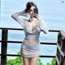 水着 レディース 体型カバー ビキニ ハイウエスト 韓国 Roca アート プリント ホリデー 雰囲気 ビキニ スイング カラー フラワー セクシー メッシュ カバー アップ スリム ツーピース 水着 レディース