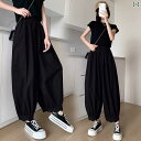 ワイドパンツ フレアパンツ ガウチョパンツ 体型カバー きれいめ おしゃれ 特大 サイズ MM 300ポンド パンツ レディース 夏 ハイウエスト スリム 9 ...