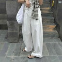 ワイドパンツ フレアパンツ ガウチョパンツ 体型カバー きれいめ おしゃれ 夏の 女性用 韓国 ホワイト ゆったり カジュアル ワイド レッグ パンツ ウォーキングや モップ 掛けに 最適な ハイウエスト スーツ ストレート