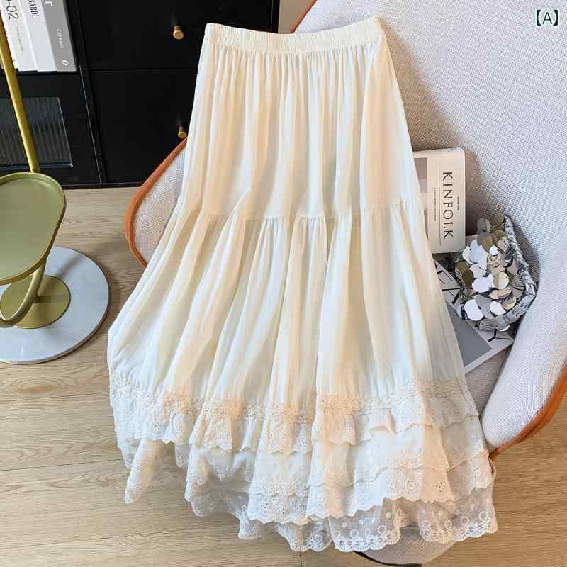 チュールスカート スカート ロング レディース シースルー レイヤード レース 透け感 シアー フリル 紫..