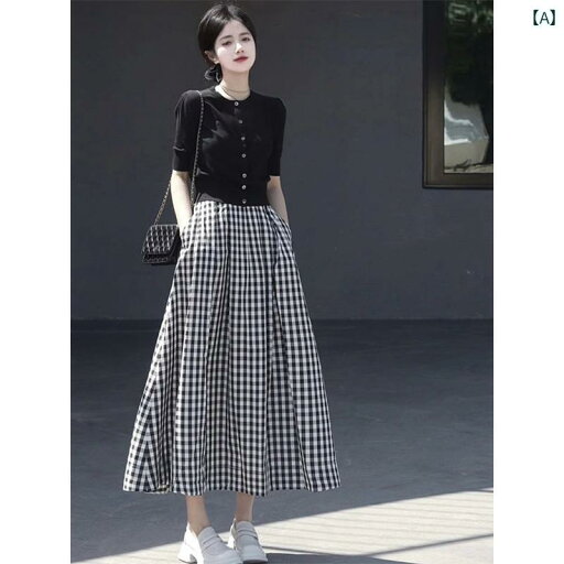 上下 レディース セット ワンピース セットアップ ステーション 2025 夏の 有能な の レディース 服の セット マッチング 年齢を 減らす チェック 柄 スーツ スカート ツーピース 上下 レディース セット ワンピース セットアップ ステーション 2025 夏の 有能な の レディース 服の セット マッチング 年齢を 減らす チェック 柄 スーツ スカート ツーピース