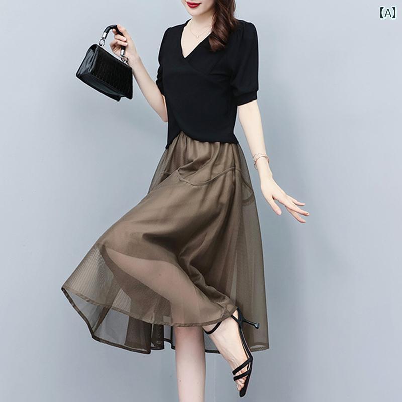 上下 レディース セット ワンピース セットアップ 2025 春秋 夏 レディースファッション スーツ スカート スタイリッシュな 小さい ツーピース