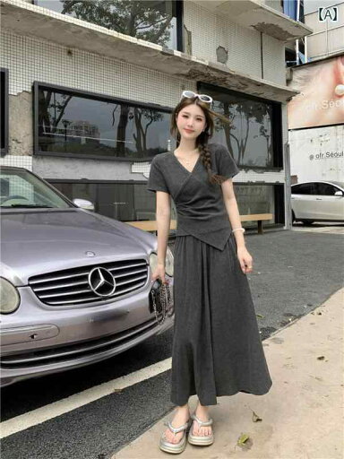 上下 レディース セット ワンピース セットアップ 大きいサイズ 太め mm 女性 夏 スリムフィット 痩せ 体型カバー カジュアル 半袖 トップス スカート ツーピース スーツ 上下 レディース セット ワンピース セットアップ 大きいサイズ 太め mm 女性 夏 スリムフィット 痩せ 体型カバー カジュアル 半袖 トップス スカート ツーピース スーツ