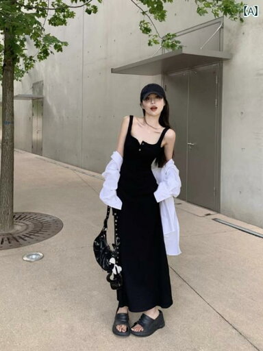 パーティードレス ロングワンピース ミモレ丈 レース シースルー 黒の な ニット ベスト サスペンダー ドレス レディース 夏の ホット ガール ハイエンド ウエスト スリム ヒップ ロング スカート パーティードレス ロングワンピース ミモレ丈 レース シースルー 黒の な ニット ベスト サスペンダー ドレス レディース 夏の ホット ガール ハイエンド ウエスト スリム ヒップ ロング スカート