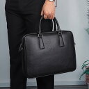 20代 30代 40代 大容量 横型 革 メンズバッグ ビジネス第一層 牛革 メンズ ブリーフケース 14インチ コンピュータ バッグ ポータブル ショルダーバ...