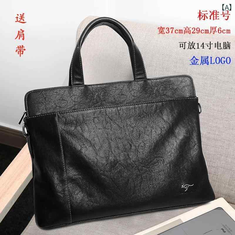 20代 30代 40代 大容量 メンズ ハンドバッグ 革 ブリーフケース ドキュメント バッグ 牛革 ハンドバッ..