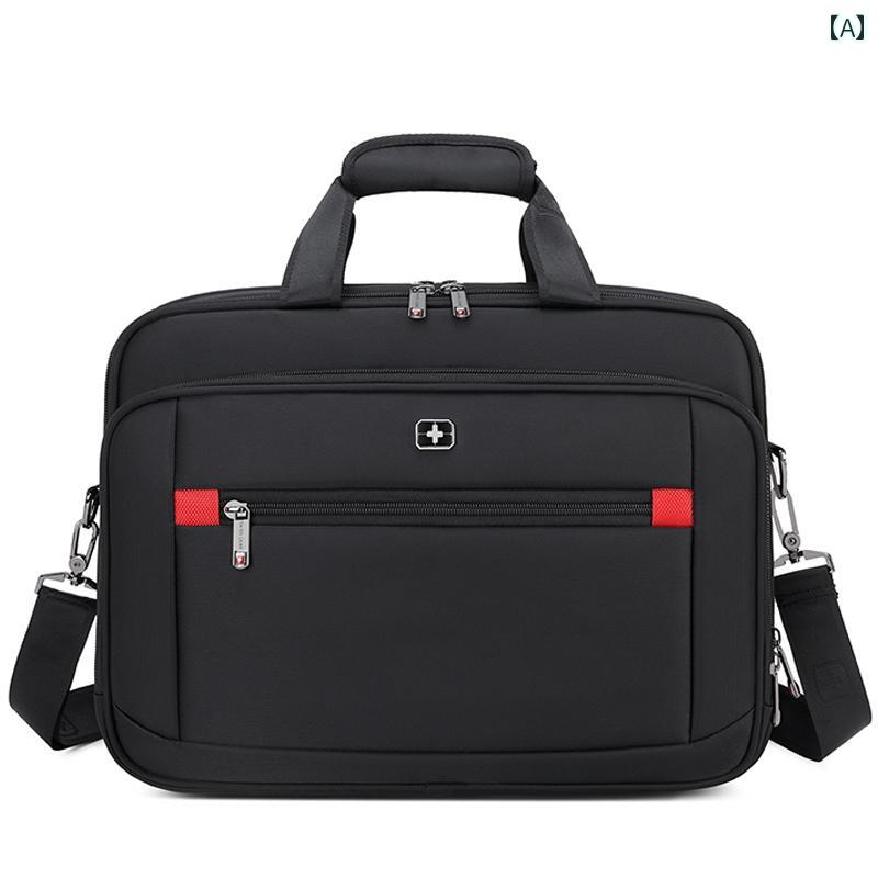 20代 30代 40代 軽い 大容量 スイスアーミーナイフ コンピューター バッグ メンズ ポータブル ビジネス 旅行 ブリーフケース大容量 ワンショルダー メッセンジャー バック パック