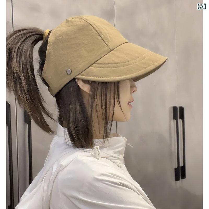 ヘッドスカーフ り おしゃれ 韓国 レディース 空の シルクハット 2024夏用の 日焼け防止 帽子 つば 広 ..