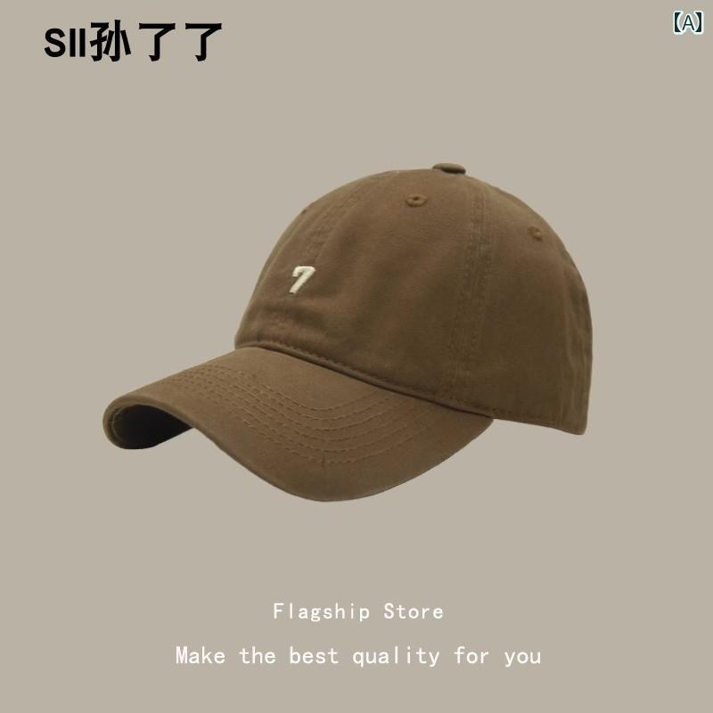 ヘッドスカーフ り おしゃれ 韓国 韓国 文字の コーヒー 色の 野球帽 レディース 春秋 大きい 頭囲 顔..