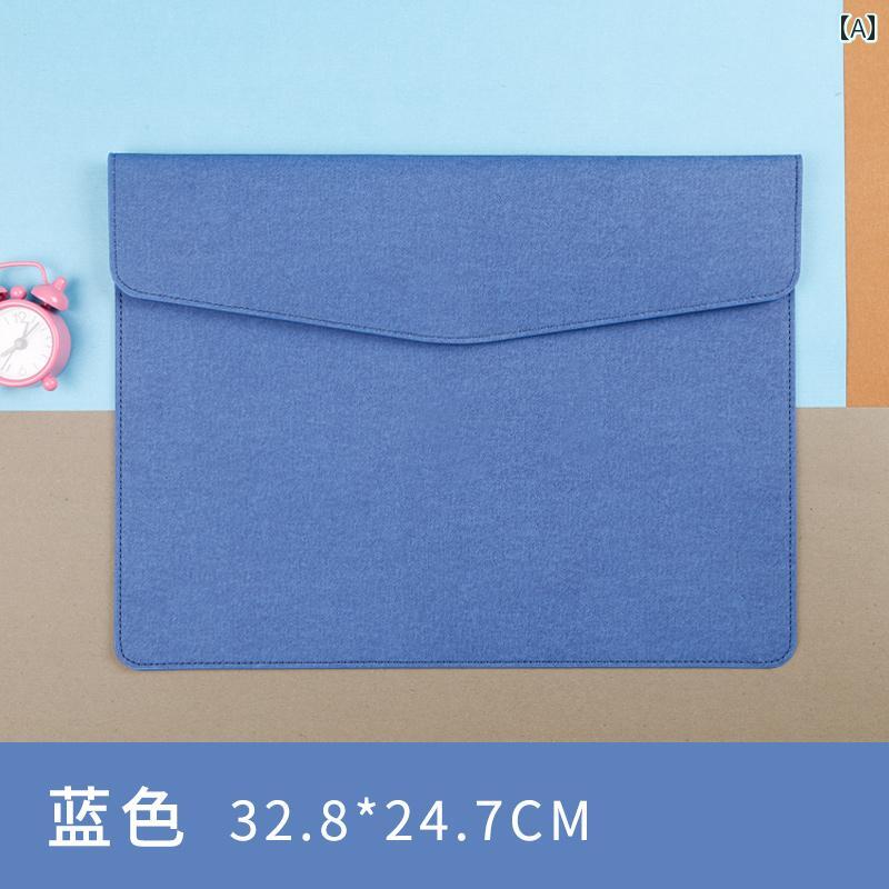 20代 30代 40代 おしゃれ 軽い 大容量 A 4 厚手 ファイル バッグ PU大容量 学生用 スナップ オン テス..