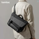 20代 30代 40代 大容量 tomtoc メッセンジャーバッグ 通勤用 メンズ大容量 メンズバッグ 大学生 iPad タブレット ショルダーバッグ T 27