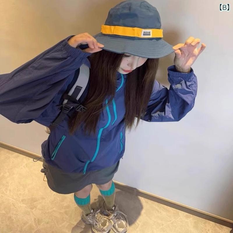 ラッシュガード 水陸両用 UVカット UPF 50 速乾 フード付き 日焼け防止 服 メンズ ...