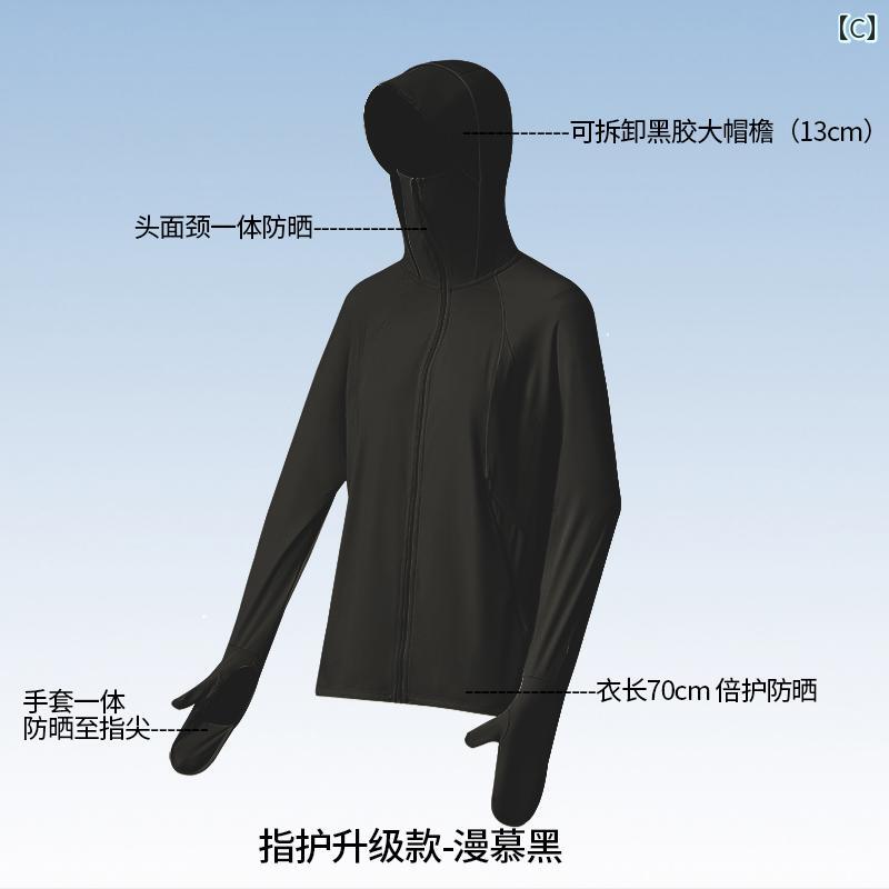 ラッシュガード 水陸両用 UVカット Mo Xunniao 指先 日焼け防止 服 女性用 手袋 付...