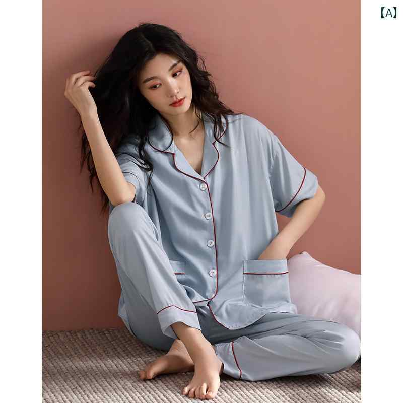 シアー ニットカーディガン サマーカーディガン オフィス ビジネス カジュアル 【 冷感 タイプ】 レディース パジャマ 夏 スタイル 半袖 ズボン 高級 カーディガン ホーム 服 春夏 着用 スーツ