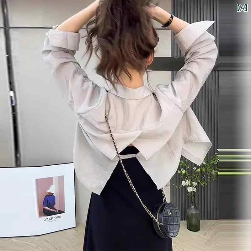 シアー ニットカーディガン サマーカーディガン オフィス ビジネス カジュアル グレー 日焼け防止 シャツ レディース 2025夏 サスペンダー 付き 小さい ショール カーディガン ショート トップス