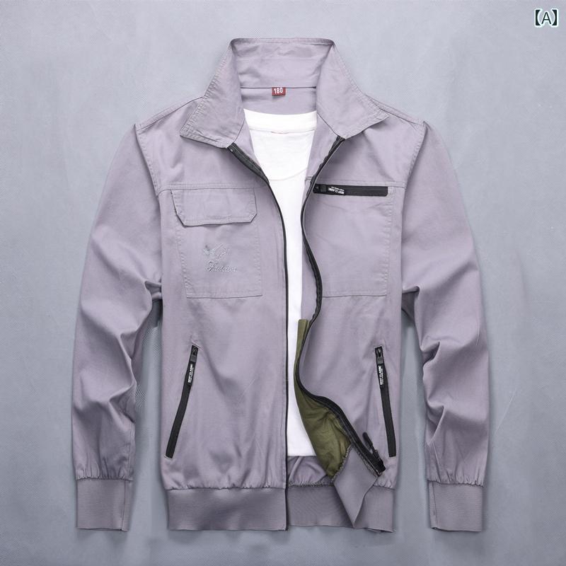 タクティカルジャケット メンズ 作業服 作業着 綿の 夏 作業着 スーツ メンズ シングル トップと パン..