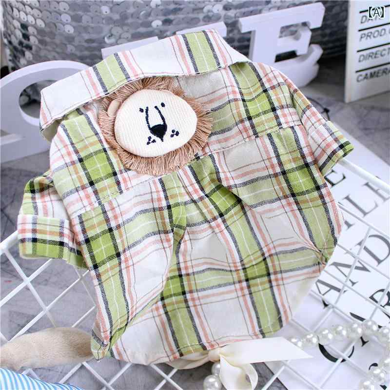 ペット 薄手の シャツ 夏 テディ ポメラニアン 猫 ビションフリーゼ 子犬 犬 服 シュナウザー 小型 春夏